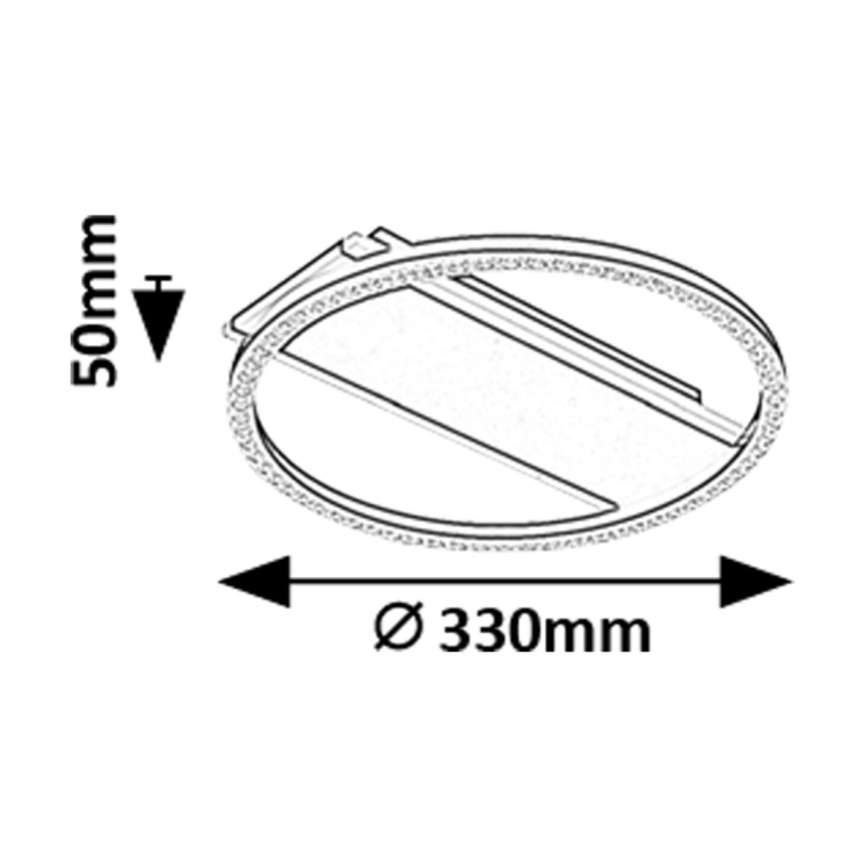 Rabalux - Plafoniera LED LED/24W/230V 3000K
