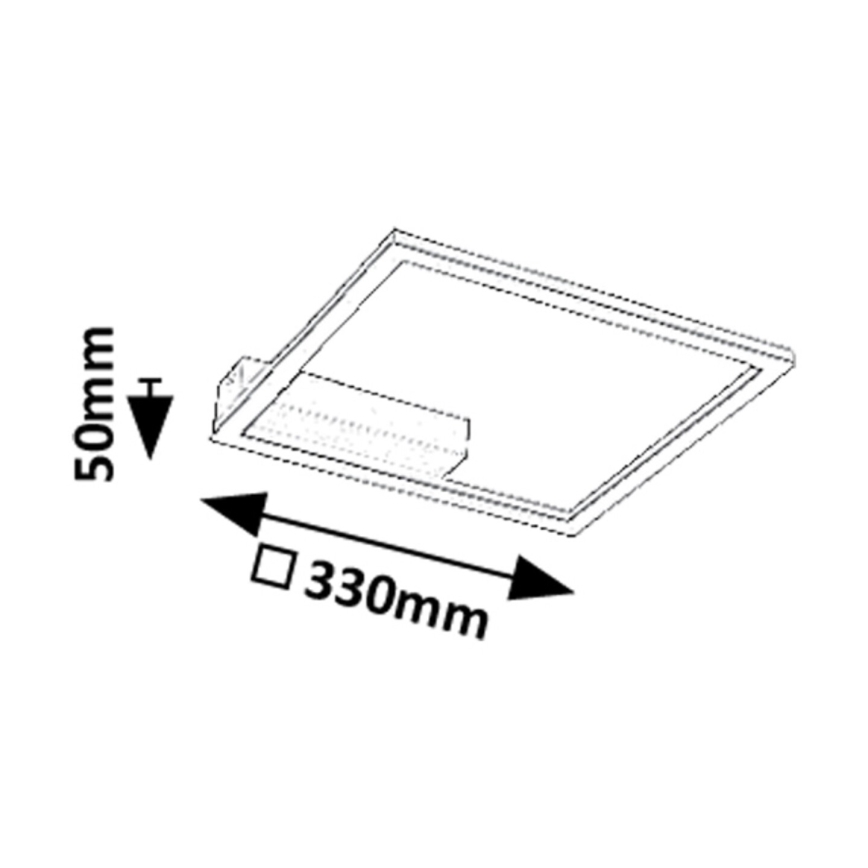 Rabalux - Plafoniera LED LED/24W/230V 3000K