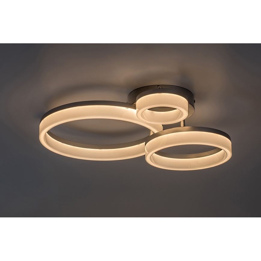Rabalux - Plafoniera LED LED/24W/230V 3000/4000/6500K cromo opaco