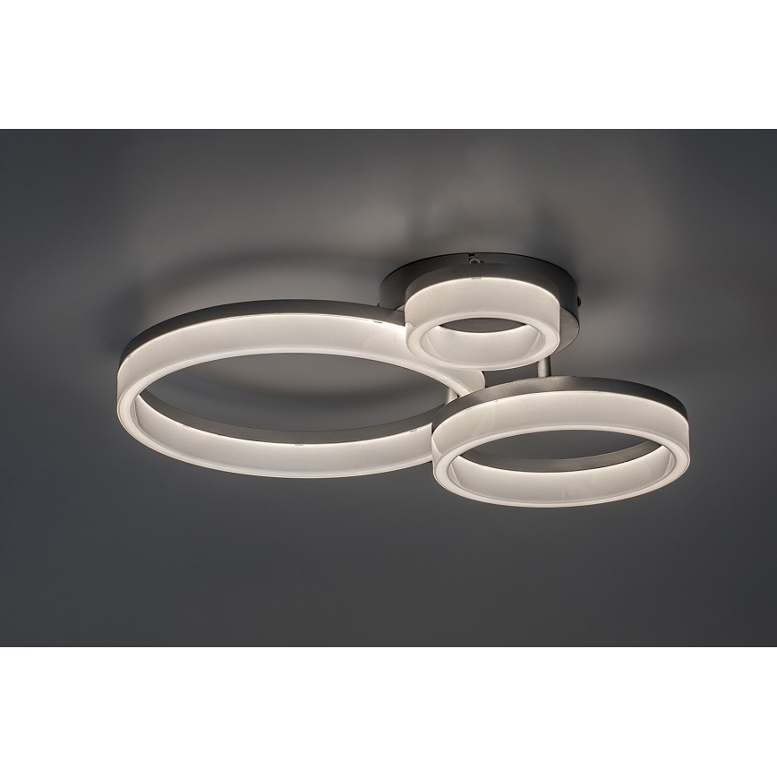 Rabalux - Plafoniera LED LED/24W/230V 3000/4000/6500K cromo opaco