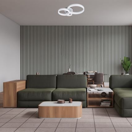 Rabalux - Plafoniera LED/24W/230V 3000/4000/6500K 38x51 cm cromo opaco