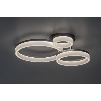 Rabalux - Plafoniera LED/24W/230V 3000/4000/6500K 38x51 cm cromo opaco