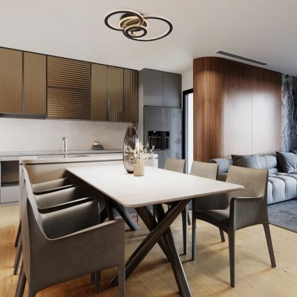 Rabalux - Plafoniera dimmerabile a LED 40W/230V 3000-6500K con telecomando 35x52 cm