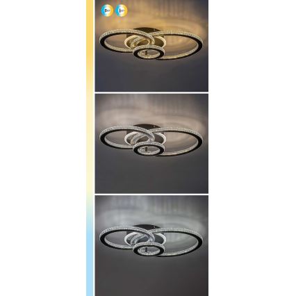 Rabalux - Plafoniera dimmerabile a LED 40W/230V 3000-6500K con telecomando 35x52 cm