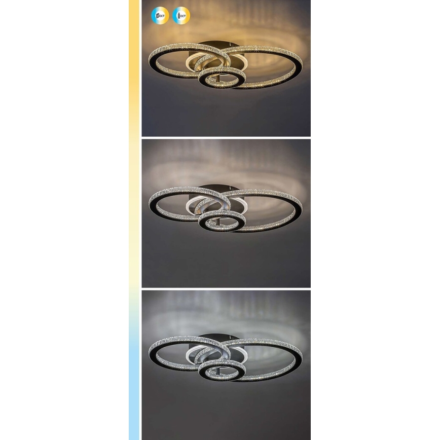 Rabalux - Plafoniera dimmerabile a LED 40W/230V 3000-6500K con telecomando 35x52 cm