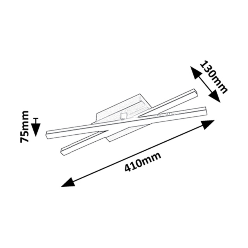 Rabalux - Plafoniera LED LED/16W/230V 4000K