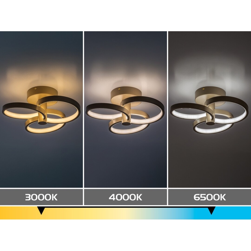 Rabalux - Plafoniera dimmerabile a LED/32W/230V 3000-6500K diametro 31 cm beige + telecomando