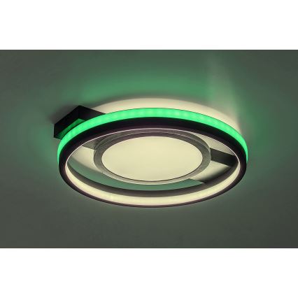 Rabalux - Plafoniera LED RGB dimmerabile LED/40W/230V 3000-6500K con telecomando, diam. 43 cm