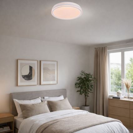 Rabalux - Plafoniera LED dimmerabile 23W/230V 3000-6500K Ø 38,5 cm bianco + telecomando
