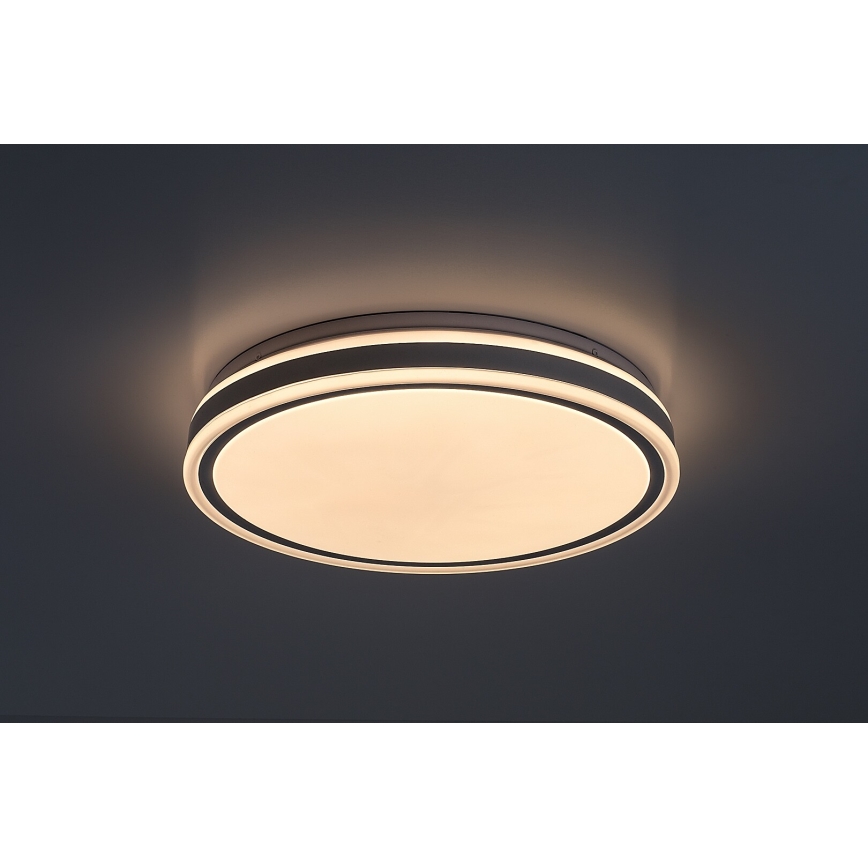 Rabalux - Plafoniera a LED dimmerabile LED/23W/230V 3000-6500K Ø 38,5 cm bianca + telecomando