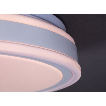 Rabalux - Plafoniera a LED dimmerabile LED/23W/230V 3000-6500K Ø 38,5 cm bianca + telecomando