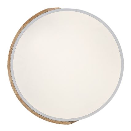 Rabalux - Plafoniera LED/24W/230V 3000K bianco/rovere Ø 61 cm