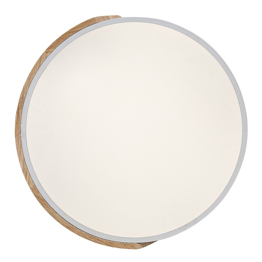 Rabalux - Plafoniera LED/24W/230V 3000K bianco/rovere Ø 61 cm