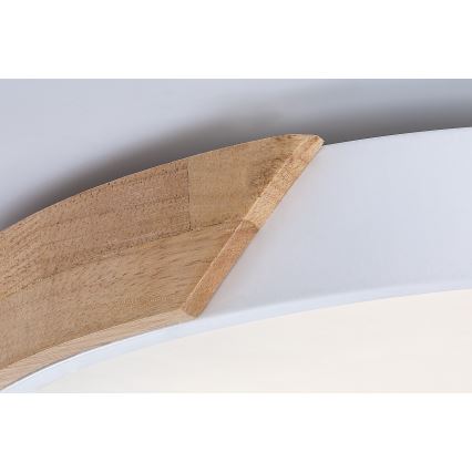 Rabalux - Plafoniera LED/24W/230V 3000K bianco/rovere Ø 61 cm