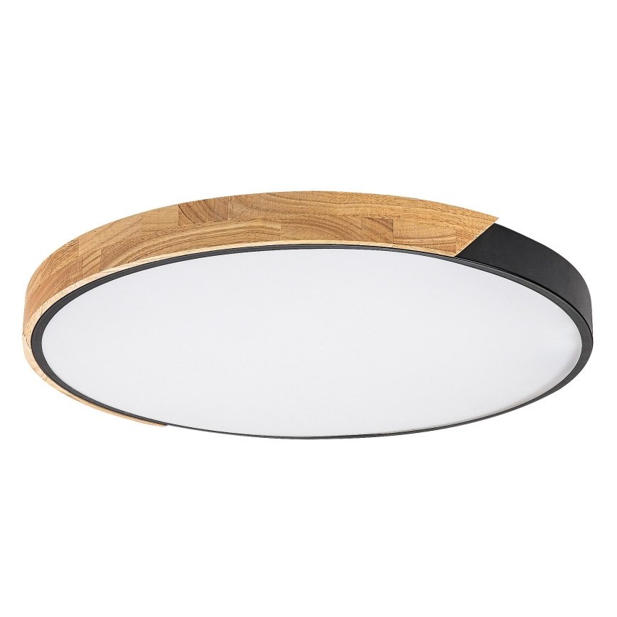 Rabalux - Plafoniera LED/42W/230V 3000/4000/6500K nero/rovere Ø 41 cm
