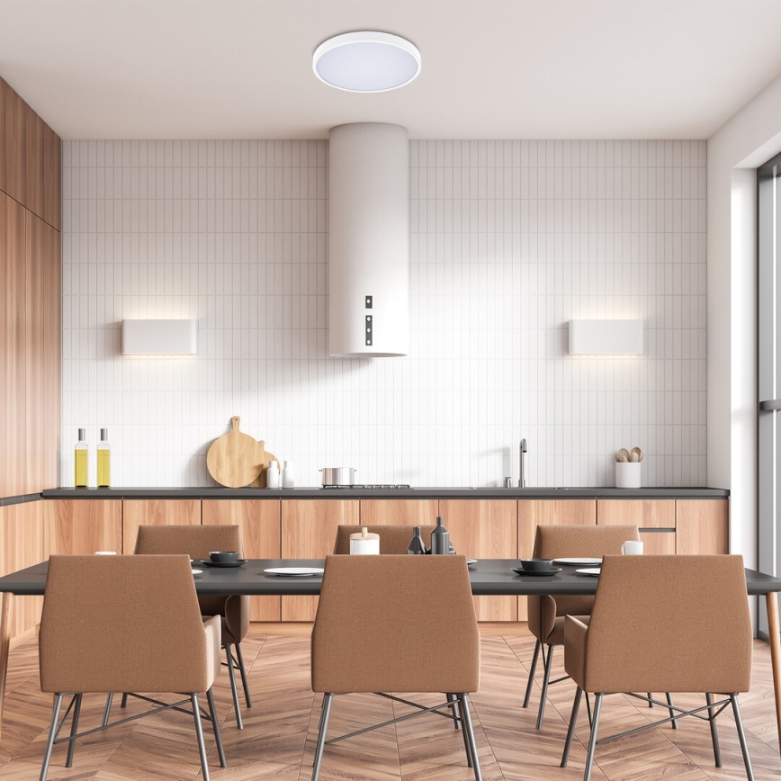 Rabalux - Plafoniera LED dimmerabile da bagno LED/24W/230V 3000-6000K IP44 diametro 35,5 cm bianco + telecomando