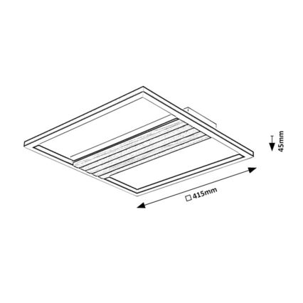 Rabalux - Plafoniera LED/30W/230V 3000/4500/6000K
