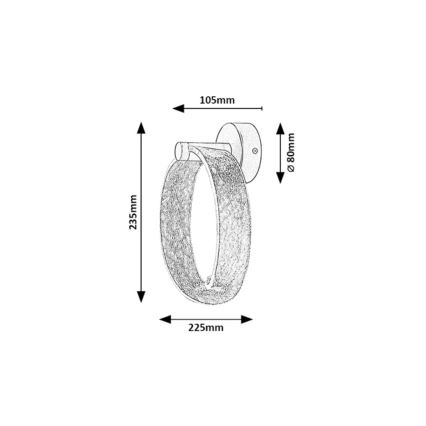 Rabalux - Applique LED/6W/230V