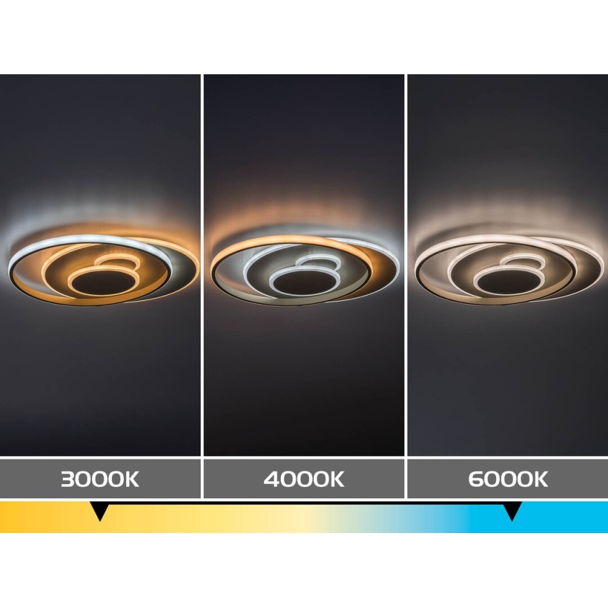 Rabalux - Plafoniera LED dimmerabile LED/57W/230V 3000-6000K 48,5x40 cm + telecomando