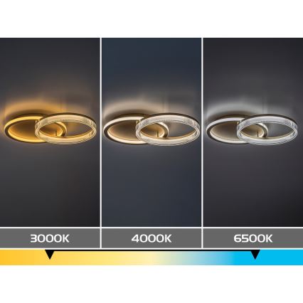 Rabalux - Plafoniera LED dimmerabile LED/22W/230V 3000-6500K 53,5x35 cm + telecomando