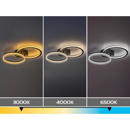 Rabalux - Plafoniera LED dimmerabile LED/38W/230V 3000-6500K 60x35 cm + telecomando