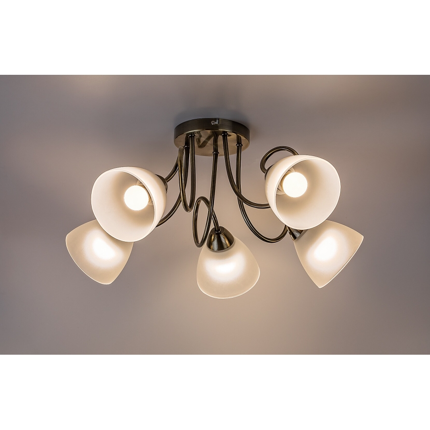 Rabalux - Lampadario da soffitto 5xE27/60W/230V