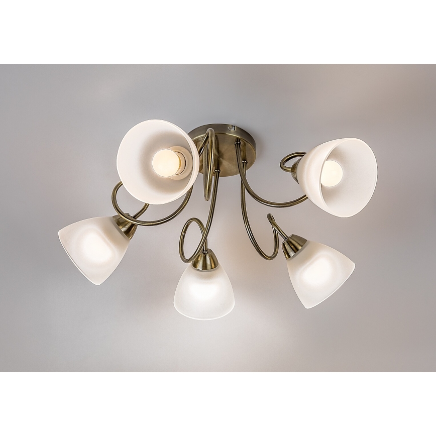 Rabalux - Lampadario da soffitto 5xE27/60W/230V