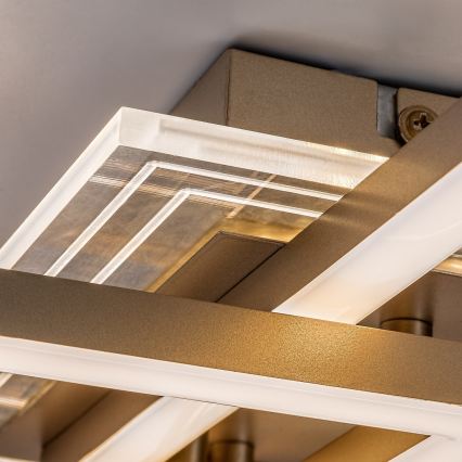 Rabalux - Plafoniera LED LED/40W/230V 3000K 50x50 cm dorata