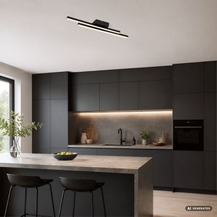 Rabalux - Plafoniera LED LED/12W/230V 4000K nera