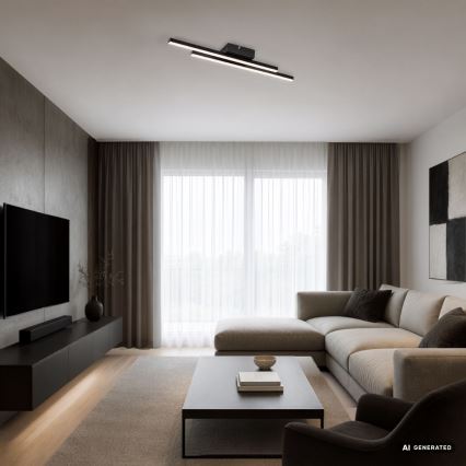 Rabalux - Plafoniera LED LED/12W/230V 4000K nera