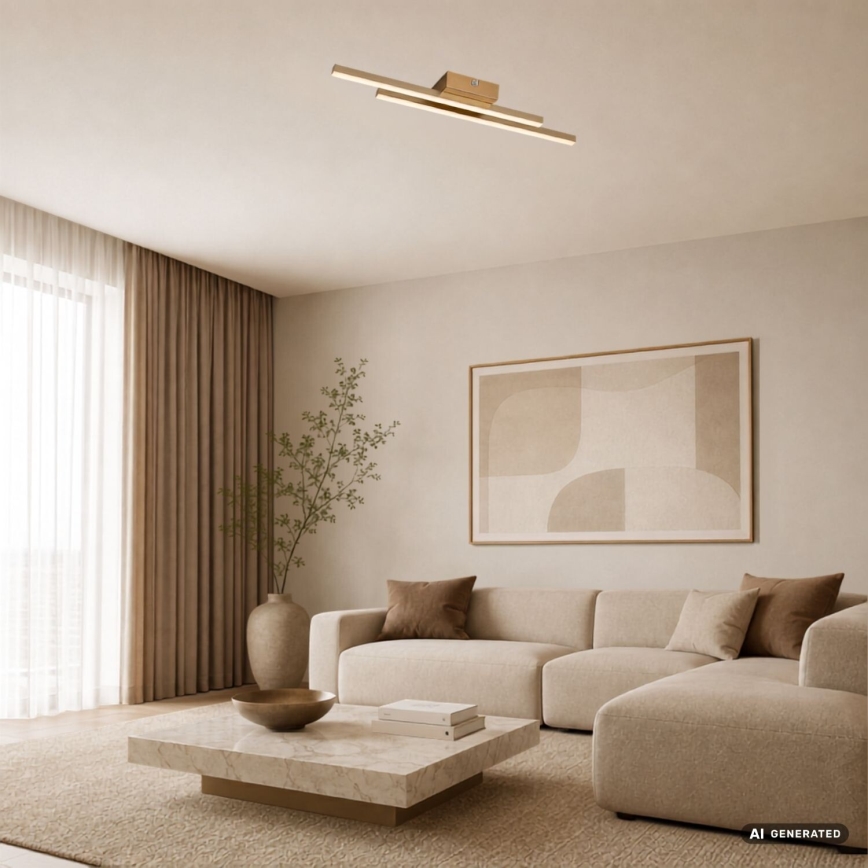 Rabalux - Plafoniera LED/12W/230V 3000K dorata