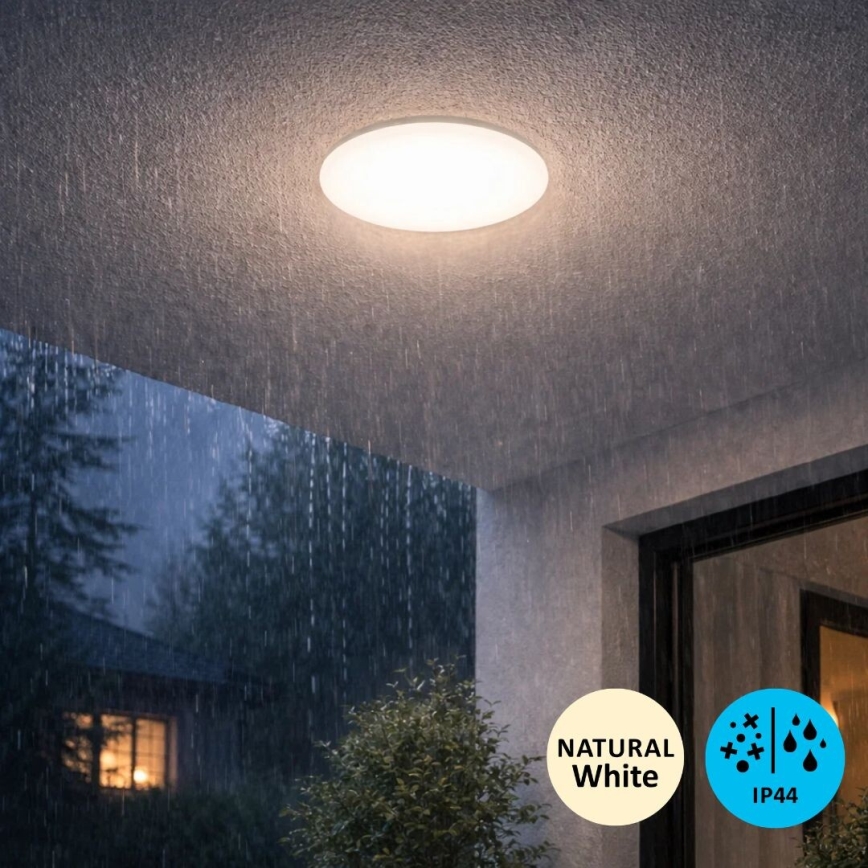 Rabalux - Plafoniera da bagno LED/12W/230V IP44 4000K Ø 25,5 cm