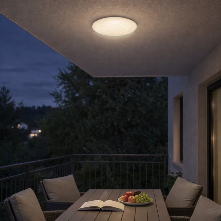 Rabalux - Plafoniera LED da bagno 12W/230V IP44 4000K Ø 25,5 cm