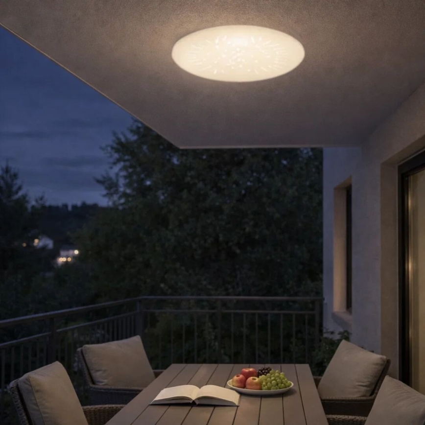 Rabalux - Lampada da soffitto per bagno a LED 24W/230V IP44 4000K Ø 37,5 cm