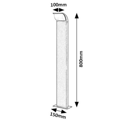 Rabalux - Lampada LED da esterno LED/9W/230V IP65