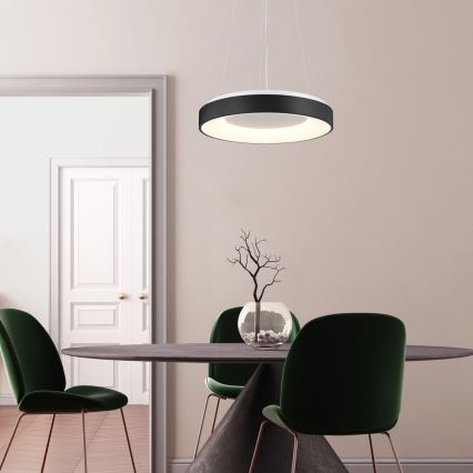 Rabalux - Lampadario a sospensione con filo LED dimmerabile LED/38W/230V 3000-6500K nero + telecomando