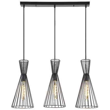 Rabalux - Lampadario a sospensione con cavo 3xE27/60W/230V