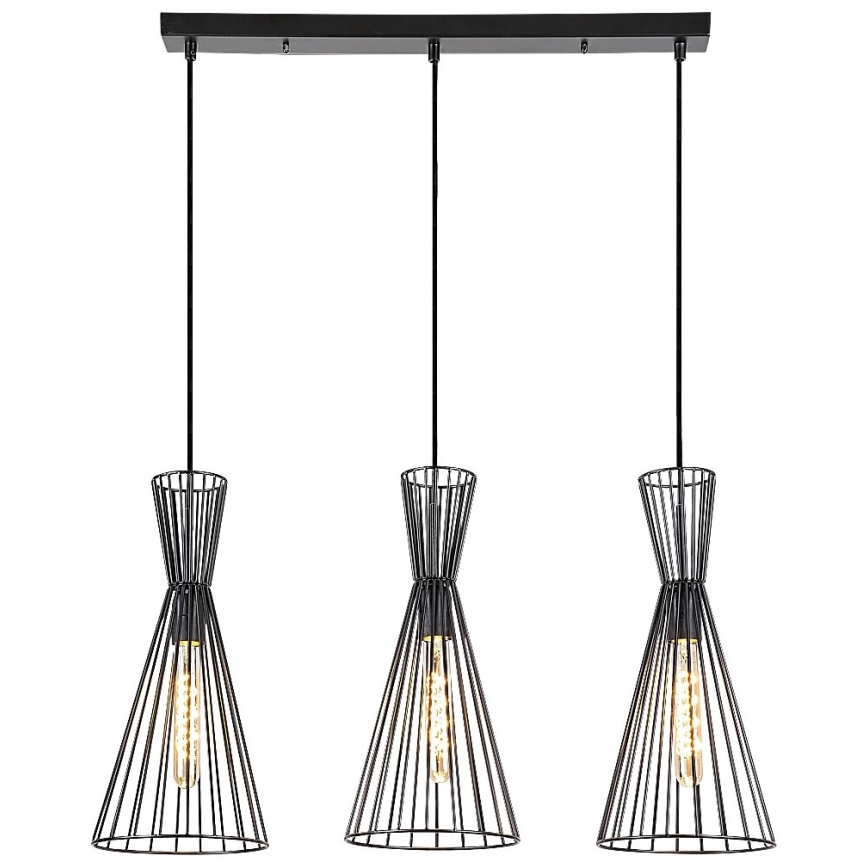 Rabalux - Lampadario a sospensione con cavo 3xE27/60W/230V