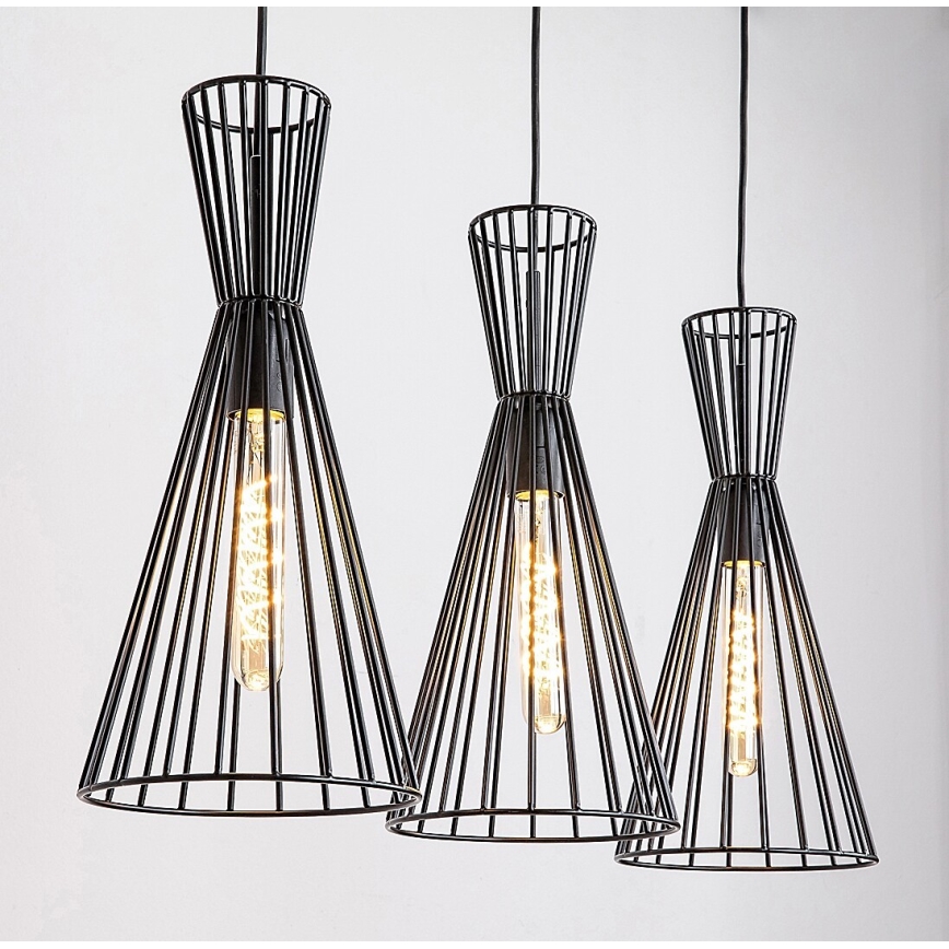 Rabalux - Lampadario a sospensione con cavo 3xE27/60W/230V