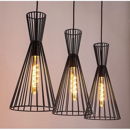 Rabalux - Lampadario a sospensione con cavo 3xE27/60W/230V