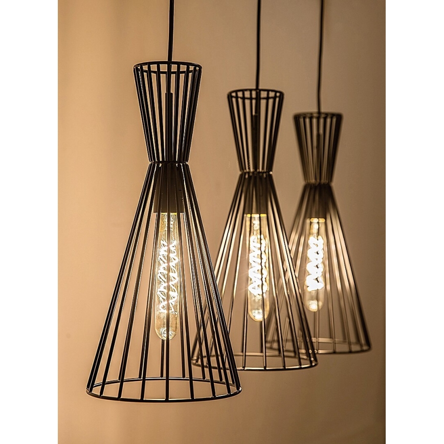 Rabalux - Lampadario a sospensione con cavo 3xE27/60W/230V