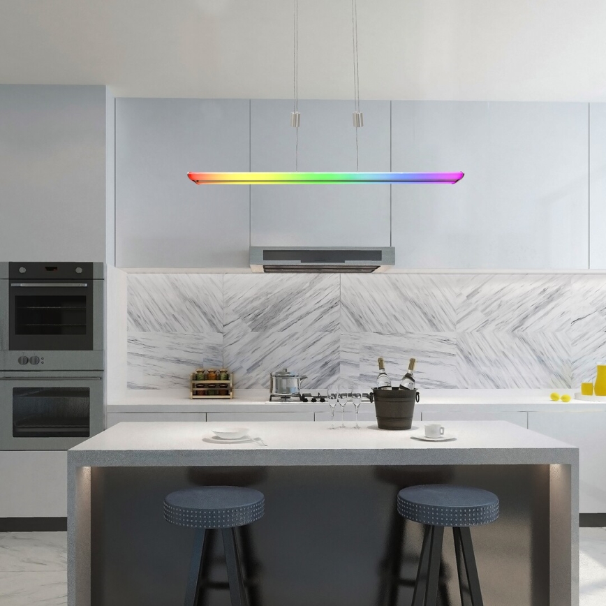 Rabalux - LED RGB Lampadario dimmerabile a sospensione con filo LED/24W/230V Wi-Fi Tuya + telecomando