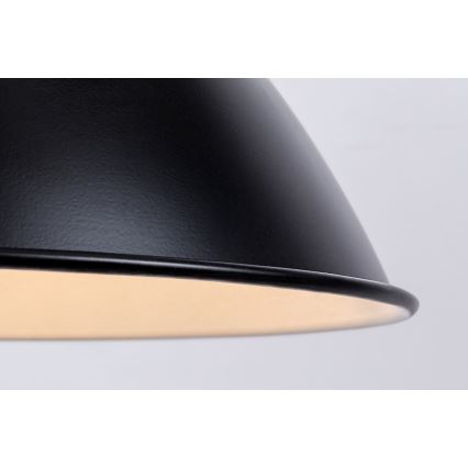 Rabalux - Lampadario a sospensione con cavo 1xE27/60W/230V Ø 36 cm nero