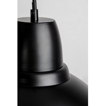 Rabalux - Lampadario a sospensione con cavo 1xE27/60W/230V Ø 36 cm nero