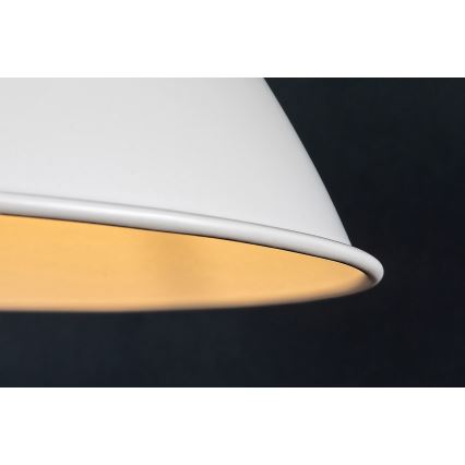 Rabalux - Lampada a sospensione con cavo 1xE27/60W/230V Ø 36 cm bianca