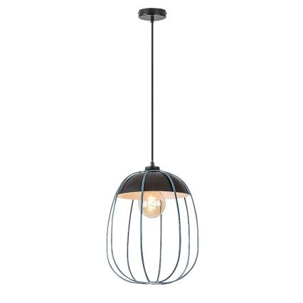 Rabalux - Lampadario a sospensione con filo 1xE27/60W/230V nero/blu