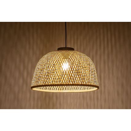 Rabalux - Lampadario a sospensione con filo 1xE27/25W/230V rattan