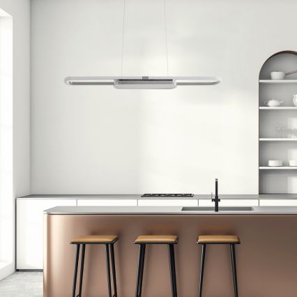 Rabalux - Lampadario LED a sospensione con filo LED/48W/230V 4000K cromo opaco