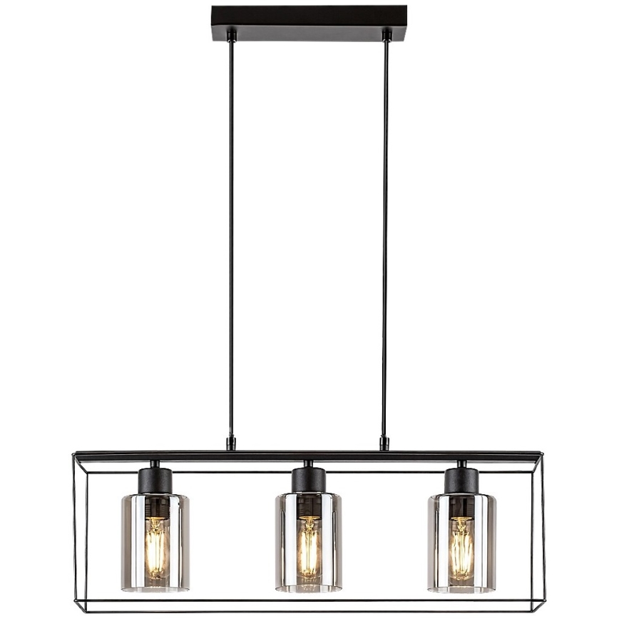 Rabalux - Lampadario a sospensione con filo 3xE27/25W/230V