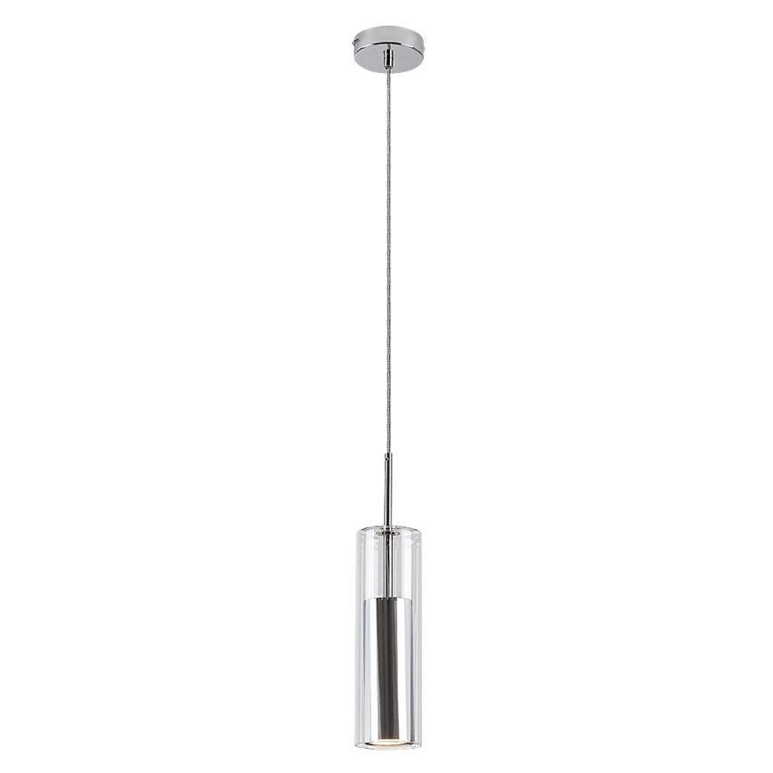 Rabalux - Lampadario a sospensione con filo 1xGU10/50W/230V limpido/cromo lucido